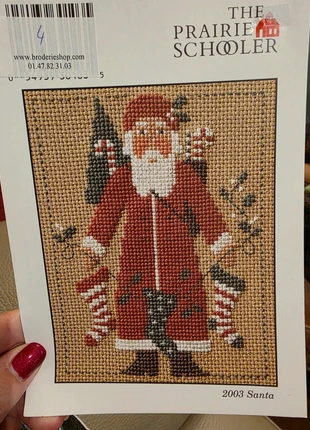 Grille broderie Noël, marque: prairie schooler, état: Neuf sans étiquette, 3,00 €, 3,85 € Protection acheteurs incluse