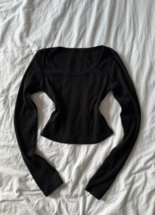 Black long sleeves blouse grunge coquette gothic rockstar girlfriend Lolita sexy basic, marque: Vintage Dressing, état: Très bon état, taille: XS / 34 / 6, 4,00 €, 4,90 € Protection acheteurs incluse