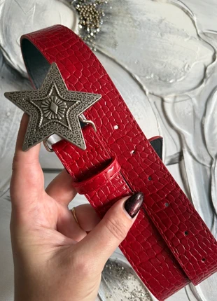 New red belt, 100cm long, condition: New with tags, size: 40 inches, £4.80, £5.74 includes Buyer Protection