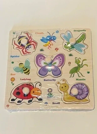 Insect Peg Puzzle 5 Pieces BNWT, condition: New with tags, size: 3 years / 98-103 cm, £2.75, £3.27 includes Buyer Protection
