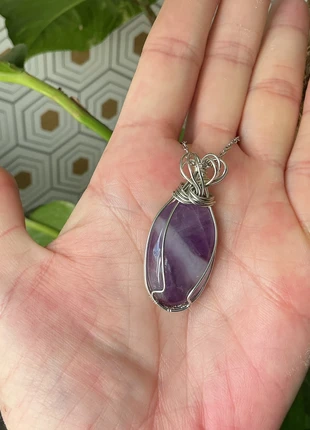 🌸 Amethyst hanger ketting 🌸, staat: Heel goed, € 19,00, € 20,65 inclusief Kopersbescherming Pro