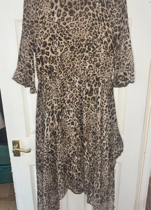 Fierce & Flowy Leopard Print Dress – Size 12, brand: Missguided, condition: Very good, size: L / 12, £4.00, £4.90 includes Buyer Protection