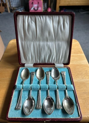 Vintage silver plated teaspoons, condition: Good, £9.00, £10.15 includes Buyer Protection