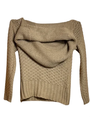 Jersey beige con cuello amplio – Cómodo, mohair y acrílico, en excelente estado, brand: Promod, condizioni: Ottime, taglia: L / IT 44 / EU 40, €12.00, €13.30 include la Protezione acquisti