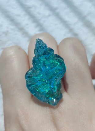 Anillo caracola holografica, marque: MERMAID, état: Neuf sans étiquette, taille: Ajustable, 6,00 €, 7,00 € Protection acheteurs incluse