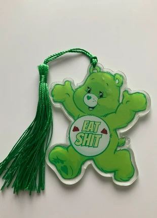 Green carebear swear bear acrylic bookmark stocking Christmas gift, brand: Care Bears, condition: Good, £2.59, £3.42 includes Buyer Protection