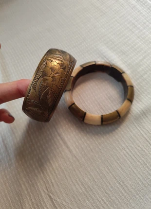 Lot de 2 jonc, merk: Vintage, staat: Goed, € 30,00, € 32,20 inclusief Kopersbescherming