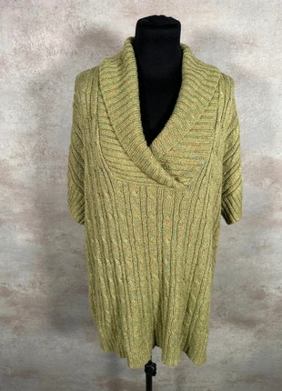Robe Maille Torsadée Cable Knit Vintage Dressbarn vert olive taille 3XL, brand: Vintage Dressing, condition: Very good, size: XXXL / 46 / 18, €13.00, €14.35 includes Buyer Protection Pro