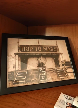 Quadro vintage onirico Trip to Mars con cornice, marque: Quadro, état: Neuf avec étiquette, 7,50 €, 8,58 € Protection acheteurs incluse