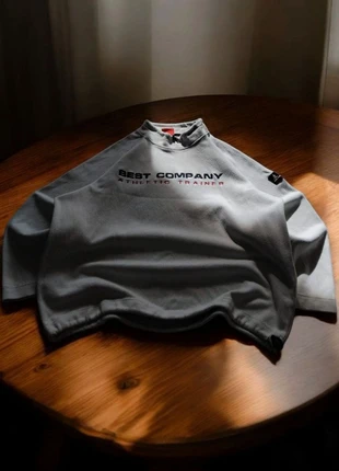 Felpa best company Vintage Y2K – Athletic Trainer Grey Sweatshirt Unisex Oversize Streetwear 90s, marque: Vintage Dressing, état: Neuf sans étiquette, taille: XL, 24,90 €, 26,85 € Protection acheteurs incluse