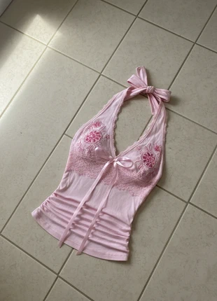 Top dos nu rose en dentelle, marque: Luna Blossom, état: Très bon état, taille: S / 36 / 8, 32,90 €, 35,25 € Protection acheteurs incluse