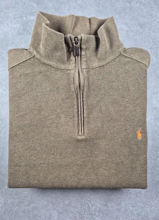 Pull Camionneur 1/4 ZIP Ralph Lauren Kaki Taille XL, brand: Ralph Lauren, condition: Very good, size: XL, €45.00, €47.95 includes Buyer Protection
