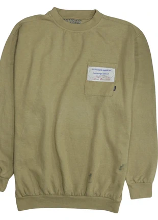 Vintage 90's green crew neck sweatshirt - men's large, brand: American Retro, condition: Satisfactory, size: L, £16.00, £17.50 includes Buyer Protection Pro