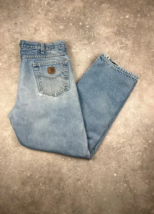 Pantalon Jean Carhartt FR44 W34 Coupe Droite Troué Homme Bleu Coton #DC2, marque: Carhartt, état: Très bon état, taille: W34 | FR 44, 26,10 €, 28,11 € Protection acheteurs (Pro) incluse