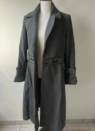 Long manteau gris, condition: New without tags, size: XXL / 44 / 16, €16.00, €17.50 includes Buyer Protection