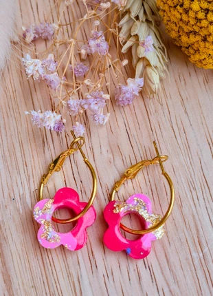 #boucles d'oreilles #fleurs #acier inoxydable #femme #noël #pampilles #doré #léopard #paillettes, marke: Fait Main, zustand: Neu, mit Etikett, 6,00 €, 7,00 € inklusive Vinted-Käuferschutz