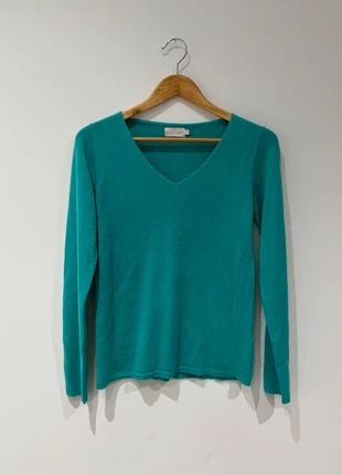 Pull col en V , turquoise, marque: Anna Karel, état: Très bon état, taille: M / 38 / 10, 15,00 €, 16,45 € Protection acheteurs incluse