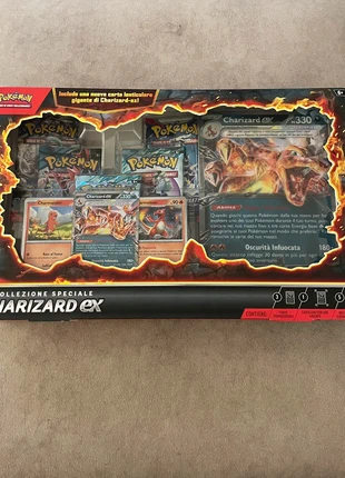 Collezione speciale pokemon charizard ex lenticolare, marque: Pokémon, état: Neuf avec étiquette, 33,50 €, 35,88 € Protection acheteurs incluse