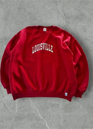 Sweat Crewneck Russel Athletic USA vintage rouge taille XL oversize, brand: Russel Athletic, condition: Very good, size: XL, €24.00, €25.90 includes Buyer Protection Pro