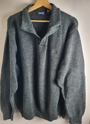 Pull 1/4 zip Chaps – Taille XXL – Noir – 100 % coton – Style classique américain, marke: CHAPS, zustand: Sehr gut, größe: XXL, 10,00 €, 11,20 € inklusive Vinted-Käuferschutz