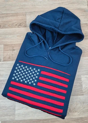 Sweat à capuche Buffalo Outdoors bleu marine homme – Drapeau USA brodé – Taille XL, marca: Buffalo, estado: Muy bueno, tamaño: XL, 15,00 €, 16,45 € Protección al comprador incluida