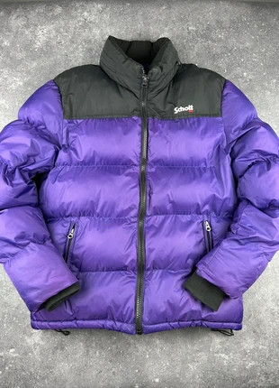 Doudoune Schott homme - veste hiver Schott - doudoune violet homme - doudoune homme, merk: Schott, staat: Heel goed, maat: M, € 49,99, € 53,19 inclusief Kopersbescherming