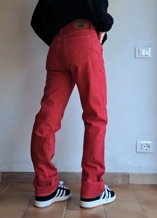 Jeans Replay vintage anni ’90 rosso, S/M – 100% cotone spesso Made In Italy, merk: Replay, staat: Heel goed, maat: M / 38 / 10, € 35,00, € 37,45 inclusief Kopersbescherming