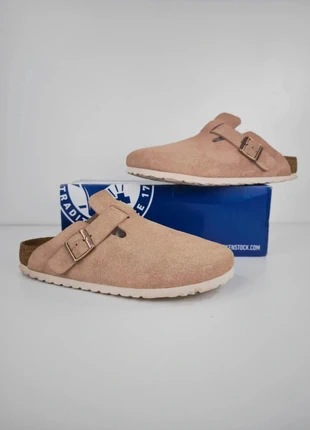 Birkenstock Boston Rose en Daim – Taille 40 – Confort et style iconique, marke: Birkenstock, zustand: Sehr gut, größe: 40, 79,00 €, 83,65 € beinhaltet Vinted-Käuferschutz Pro