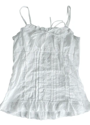 Lace spaghetti top with lace (s), merk: Lolita, staat: Heel goed, maat: S / 36 / 8, € 9,99, € 11,19 inclusief Kopersbescherming Pro