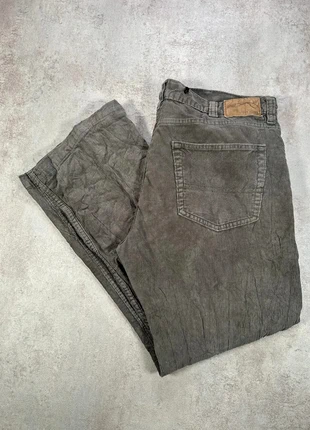 Pantalon Vintage En Velours Côtelé / Corduroy Windriver gris moyen texturé taille 38X32, marca: Vintage Dressing, estado: Muy bueno, tamaño: W38 | ES 48, 16,00 €, 17,50 € Protección al comprador Pro incluida