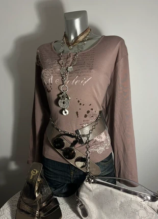 Haut à manches longues y2k vintage année 2000, brand: Vintage, condizioni: Ottime, taglia: XL / IT 46 / EU 42, €18.00, €19.60 include la Protezione acquisti Pro