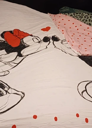 Dekbedovertrek  Mickey & Minnie Mouse, marque: Disney, état: Bon état, taille: King Size (220-240 cm x 220-260 cm), 20,00 €, 21,70 € Protection acheteurs incluse
