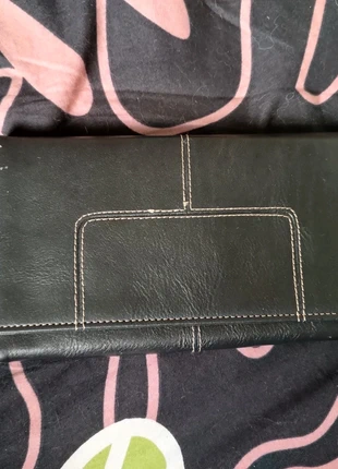 Portefeuille noir avec surpiqûres, marque: pop shop, état: Neuf avec étiquette, 2,50 €, 3,33 € Protection acheteurs incluse