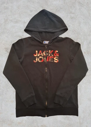 Gilet / Pull à capuche avec zip Jack et Jones noir, marca: Jack & Jones, estado: Muito bom, tamanho: S, €4.00, €4.90 inclui Proteção do Comprador
