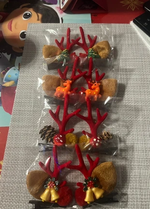 Lot Barrettes Noël fille, marque: Noël, état: Neuf sans étiquette, 1,50 €, 2,28 € Protection acheteurs incluse