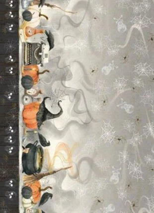 Hocus Pocus Spooky Scene Double Border by Deane Beesley for P&B Textiles, brand: pB textiles, condition: New with tags, £6.00, £7.00 includes Buyer Protection