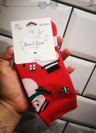 Calcetines de Navidad 35 40, marque: temil sock, état: Neuf avec étiquette, taille: S | 38–42, 6,95 €, 8,00 € Protection acheteurs incluse