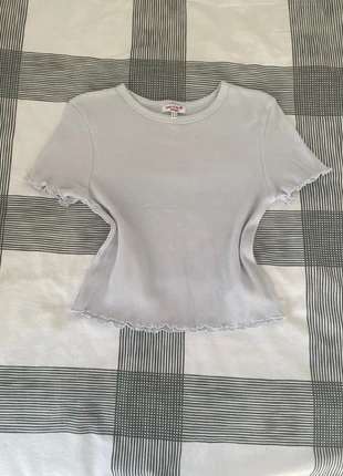 T-shirt cintré bleu taille M - Très bon état, merk: Jennyfer, staat: Heel goed, maat: M / 38 / 10, € 3,00, € 3,85 inclusief Kopersbescherming