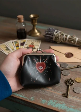 Gothic Heart & Swords Clip Coin Purse Vinted y2k Style, brand: y2k, condition: New with tags, £10.00, £11.10 includes Buyer Protection Pro