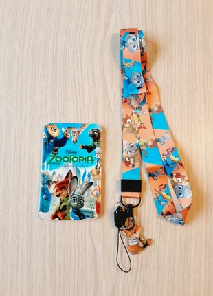 Tour de cou et porte carte Zootopia disney, marque: sans marque, état: Très bon état, 5,60 €, 6,58 € Protection acheteurs incluse