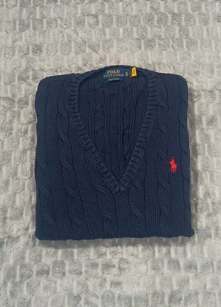 Jersey Polo Ralph Lauren cable knit, marque: Ralph Lauren, état: Très bon état, taille: XL / 42 / 14, 39,00 €, 41,65 € Protection acheteurs incluse