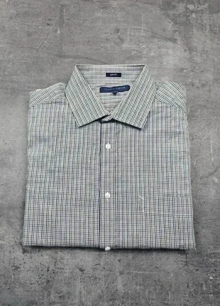 Chemise a carreaux blanc bleu |tommy hilfiger |Taille L 16 | coupe slim, marque: Tommy Hilfiger, état: Très bon état, taille: L, 10,00 €, 11,20 € Protection acheteurs incluse