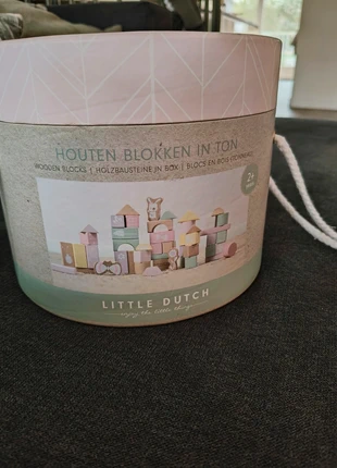 Little Dutch houten blokken, merk: Little Dutch, staat: Heel goed, maat: Pasgeborene, 44 cm, € 7,50, € 8,58 inclusief Kopersbescherming