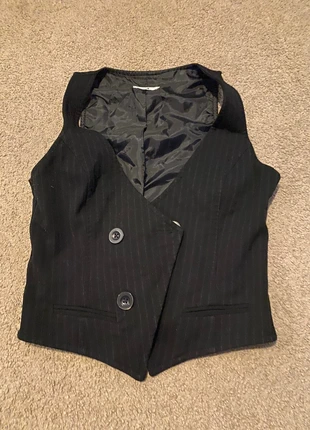 pinstripe waistcoat, brand: Zara, condition: Very good, size: S / UK 8-10, £10.00, £11.20 includes Buyer Protection