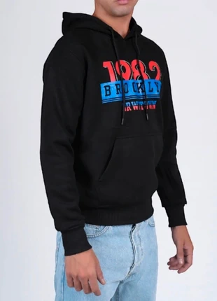 Felpa calda in cotone uomo cappuccio, nero, size M. Nuova+cart. Sku297:, marque: felpa nera stampata, état: Neuf avec étiquette, taille: M, 10,48 €, 11,70 € Protection acheteurs incluse