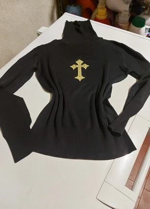 🖤iconico e raffinato pullover Turtleneck #y2k dolcevita Dark Academia gothic chic vintage Dressing, marque: Vintage Dressing, état: Neuf avec étiquette, taille: S / 36 / 8, 28,99 €, 31,14 € Protection acheteurs incluse