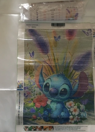 Diamond Painting Stitch assis devant les Fleurs, marque: Diamond Painting, état: Neuf avec étiquette, taille: XL, 9,20 €, 10,36 € Protection acheteurs incluse