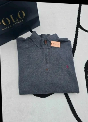 Pull 1/4 zip half zip camionneur Ralph Lauren brodé Taille XXL gris foncé Homme Men PULL199, brand: Ralph Lauren, condition: Very good, size: XXL, €54.99, €58.44 includes Buyer Protection Pro