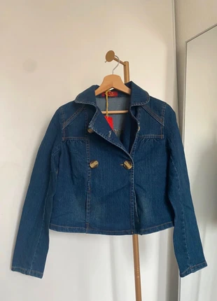 Veste en jean DLT style officier taille 36 tendance, marca: Vintage Dressing, estado: Novo com etiquetas, tamanho: S / 36 / 8, €35.00, €37.45 inclui Proteção do Comprador