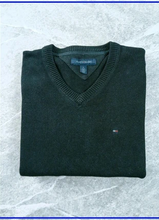 Pull col V Tommy Hilfiger – Noir – M, merk: Tommy Hilfiger, staat: Heel goed, maat: M, € 28,00, € 30,10 inclusief Kopersbescherming Pro